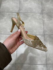 Bling blonde stilet