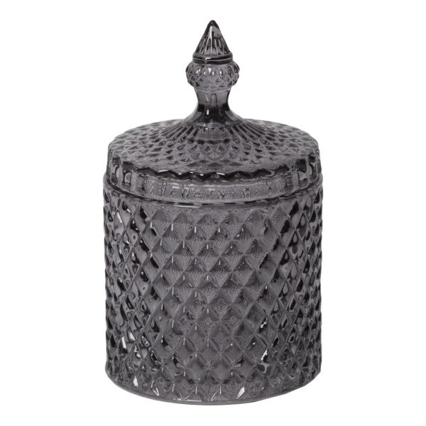 Storage jar with checkered monster, roget,