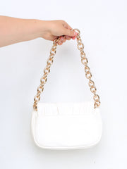 Bag with gold chain