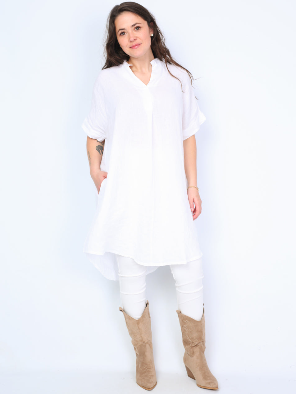 Krone 1 linen shirt dress