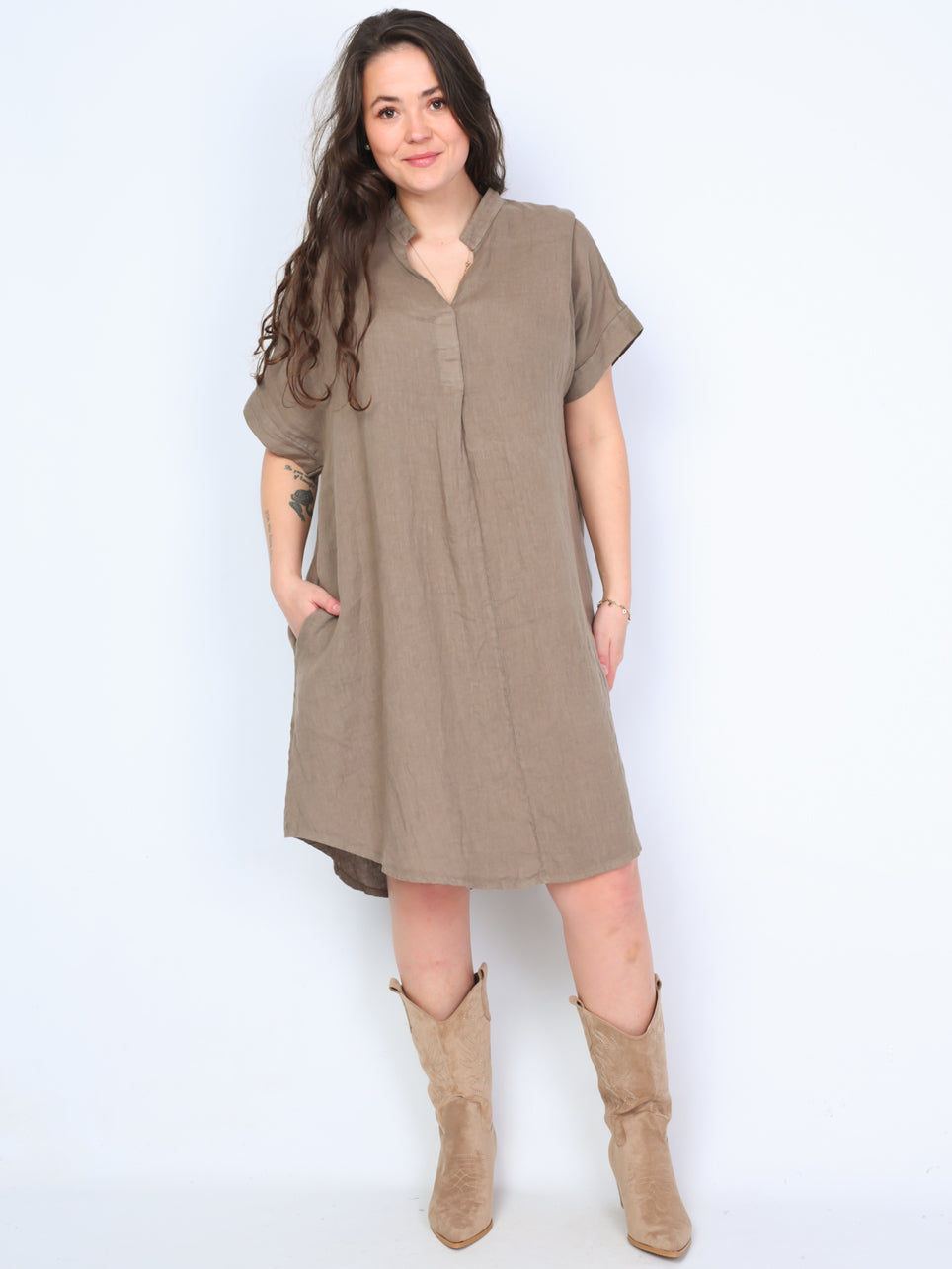 Krone 1 linen shirt dress