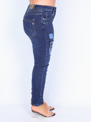 Karostar jeans med 7 lapper