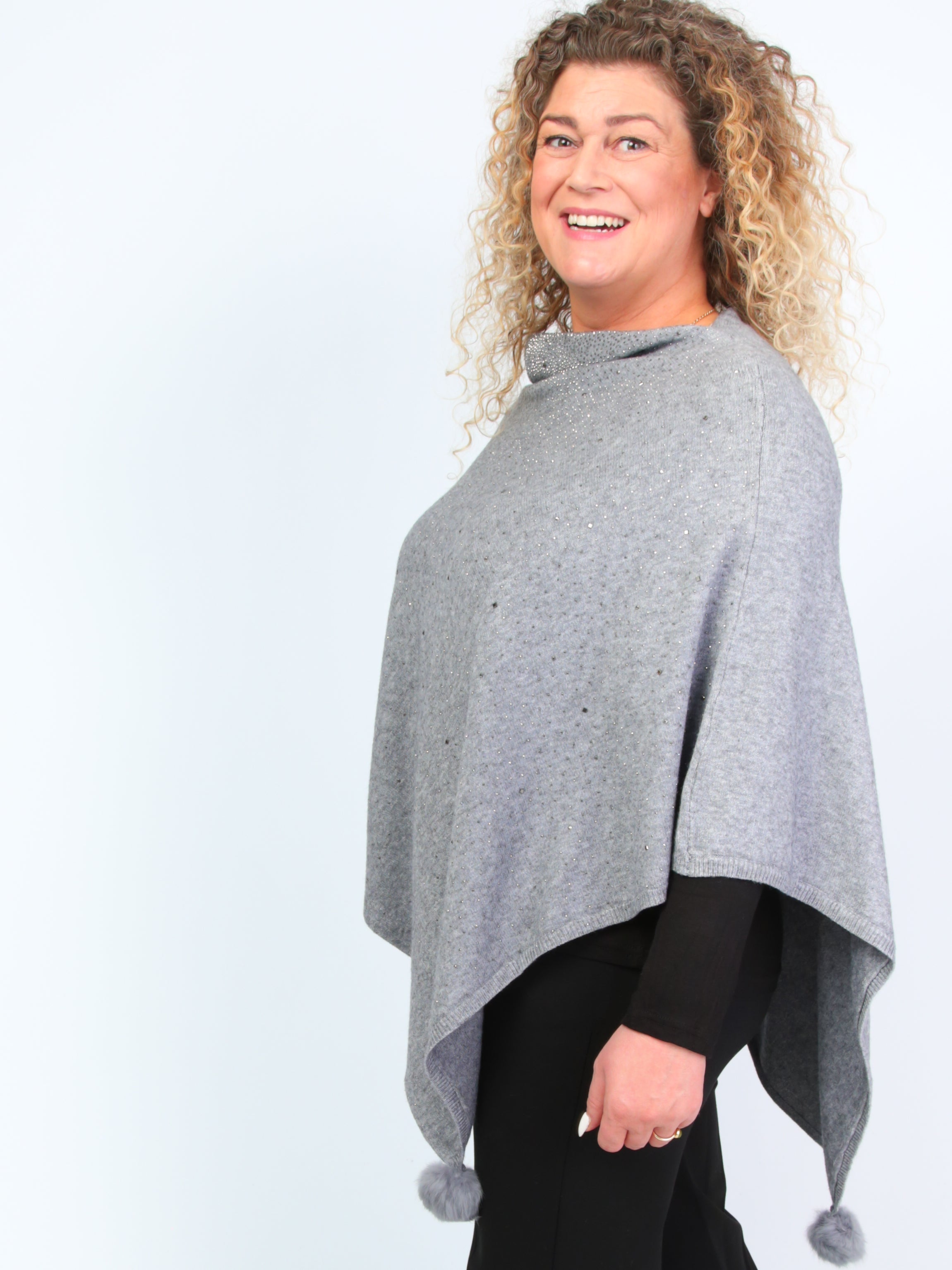 Krone 1 poncho with bling