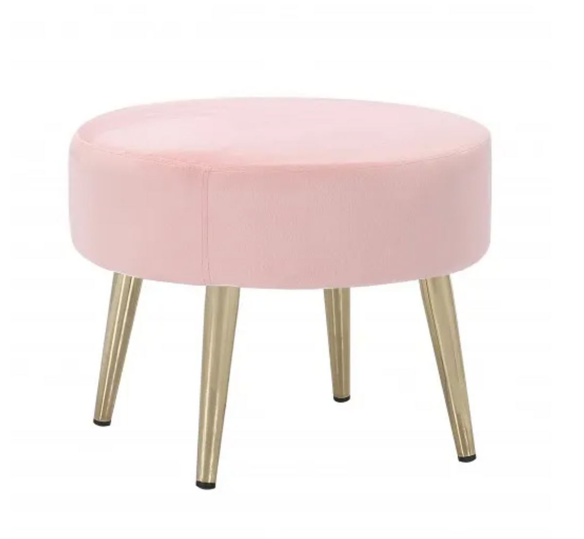 Small stool with gold legs 50 x 50 x 40 cm