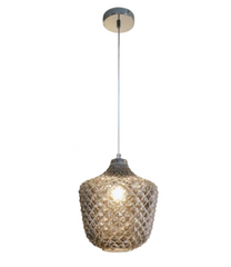 Hængelampe med mønster 33x33x45 cm