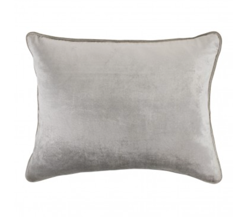 Pouffe Velvet Smock Beige 50x50 cm – Elegant puf i fløjl