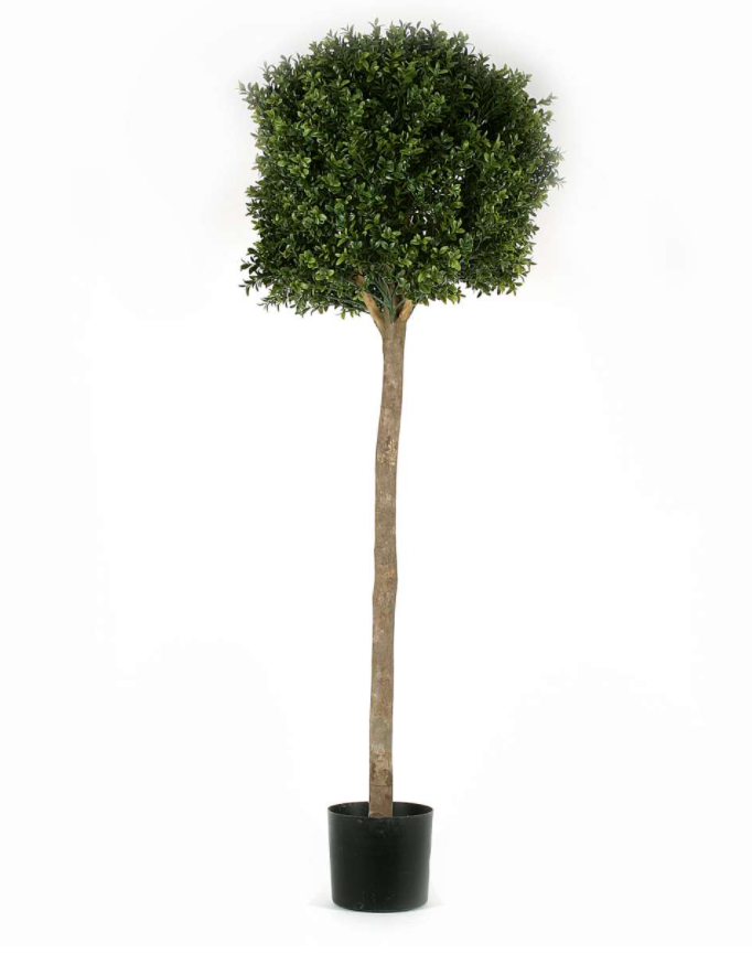Kunstig kugle-buksbomtræ 120 cm – Realistisk dekorativ plante by SL