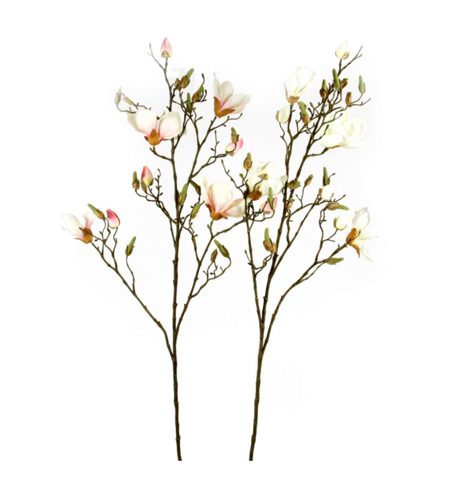 Magnolien-Ast, 109 cm, zartrosa