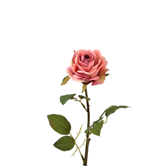 Romantic pink rose 44cm