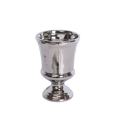 Pokal sølv keramik 11,5x11,5x17 cm