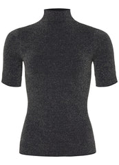 Tim & Simonsen Las Vegas Blouse Turtle SS Sort