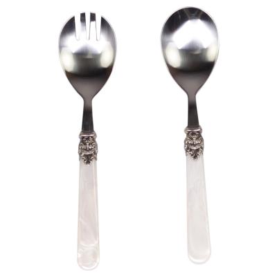 Chic Antique - Salatbestik - Perlemor -2 dele
