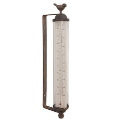 Thermometer med lille fugl 15x8x57 cm