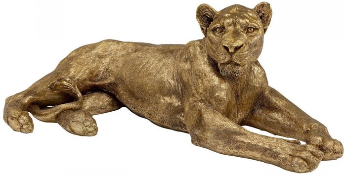 Deco Figurine Lion Gold 113cm