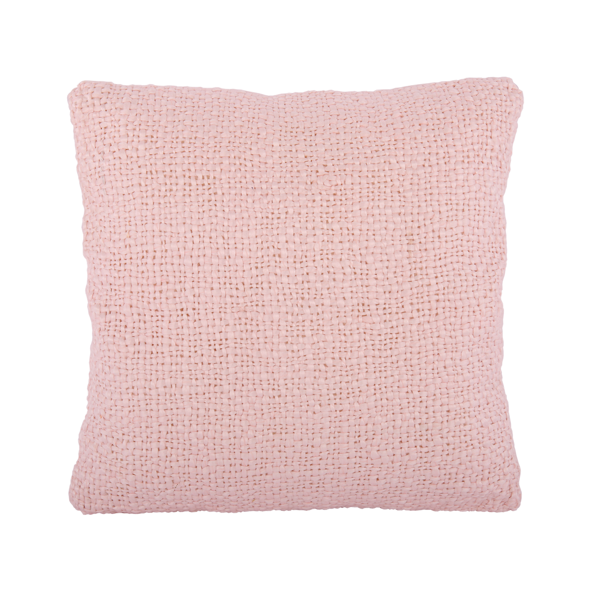 Strikket pude 45x45 cm Rosa pyntepude i nordisk design by Collect