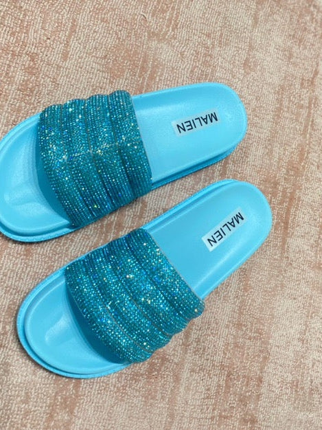 Flip flops with bling bling