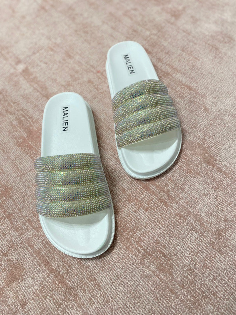 Flip flops with bling bling