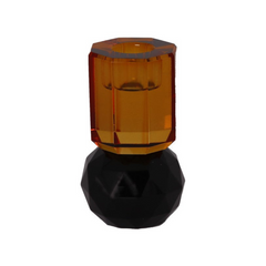Crystal stand black/amber