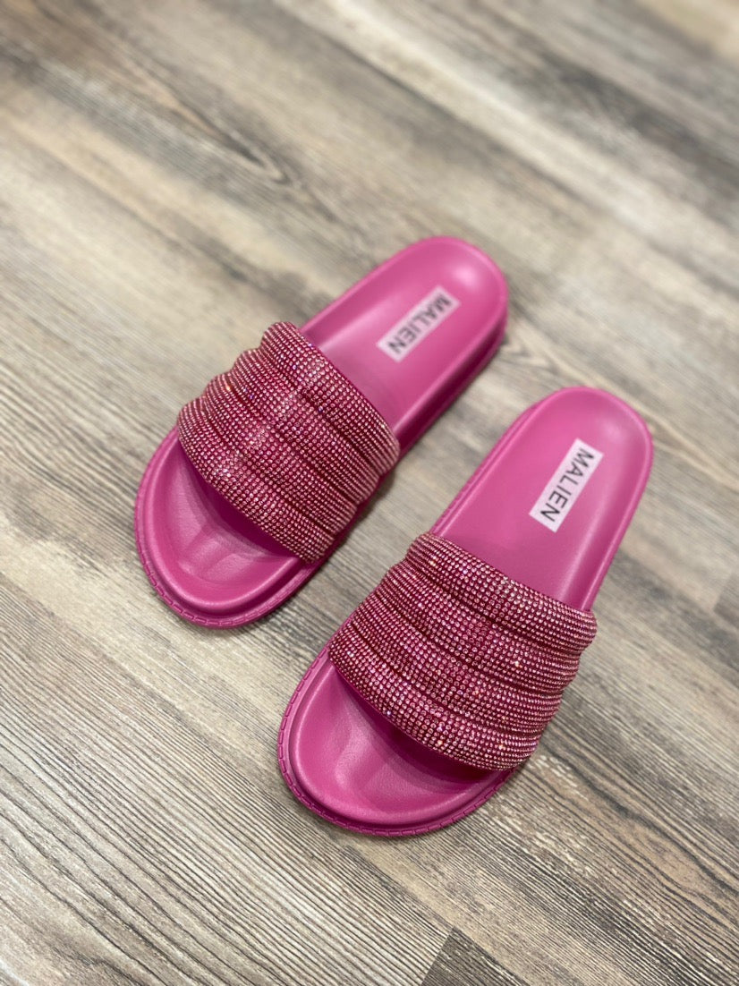 Flip flops with bling bling