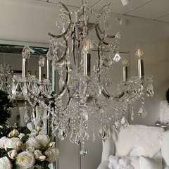 Chandelier crystal 70x70x70cm - MÅ IKKE SÆTTES NED