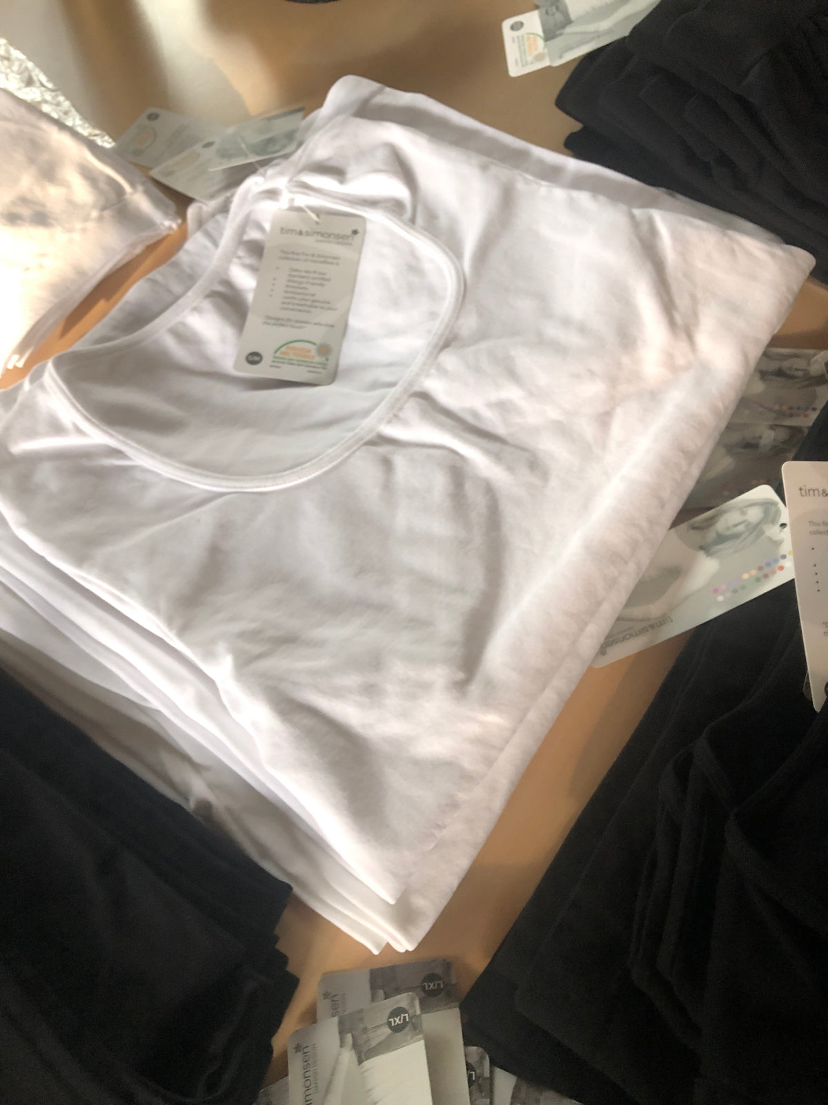 Catharine - Kortærmet Mikrofiber T-Shirt Hvid