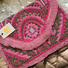 Boheme crossbody taske pink