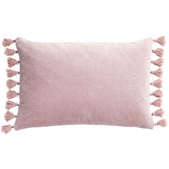 Lilac Velvet Tassel Cushion 40 x 60 cm