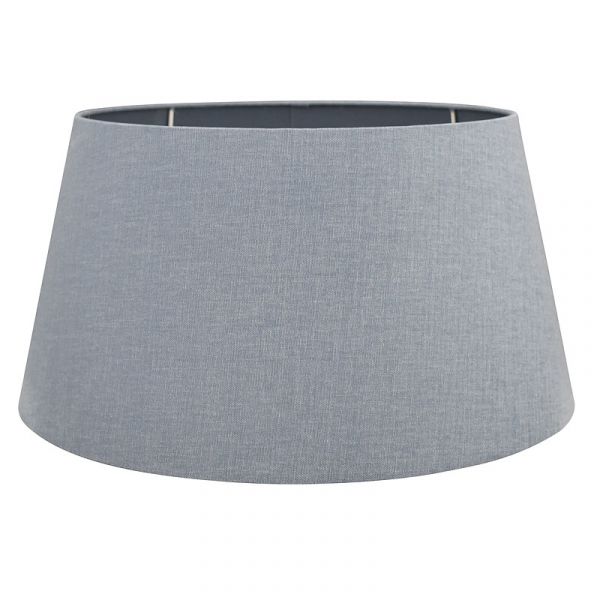 Lampeskærm – Elegant stofskærm i grå 45x35x23 cm by HK