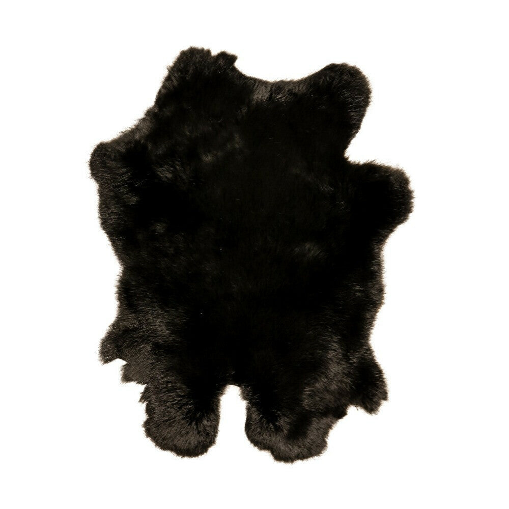 Sort kaninskind til deko 40x30x2cm