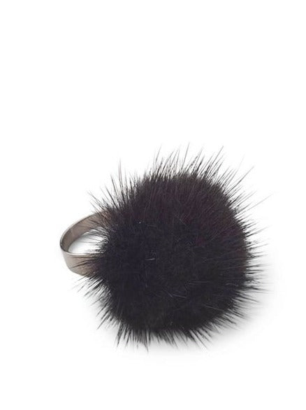 Krone 1 - Ring med minkpels