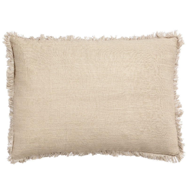 SAND LINEN FRINGE