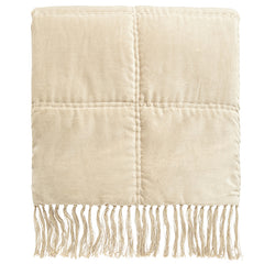 SAND VELVET BEDSPREAD 260 X 260 CM