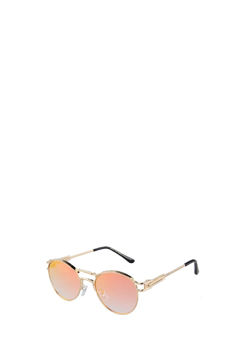 Round gold sunglasses